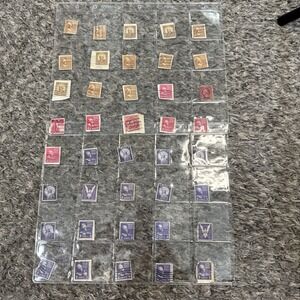 USA Old 19th Century Stamps Used Lot‎ W/Protector 1936/1939/1930/1948/1941 More